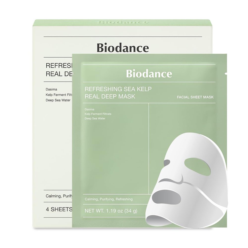 ماسک جلبک دریایی بایودنس تسکین دهنده و کنترل چربی پوست BIODANCE Refreshing Sea kelp Real Deep Mask ماسک جلبک دریایی بایودنس تسکین دهنده و کنترل چربی پوست BIODANCE Refreshing Sea kelp Real Deep Mask - تصویر 1
