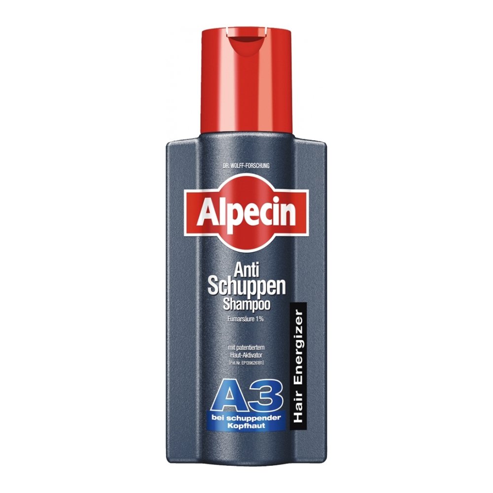 شامپو ضد شوره A3 آلپسین Alpecin A3 anti-dandruff shampoo 250ml شامپو ضد شوره A3 آلپسین Alpecin A3 anti-dandruff shampoo 250ml - تصویر 1