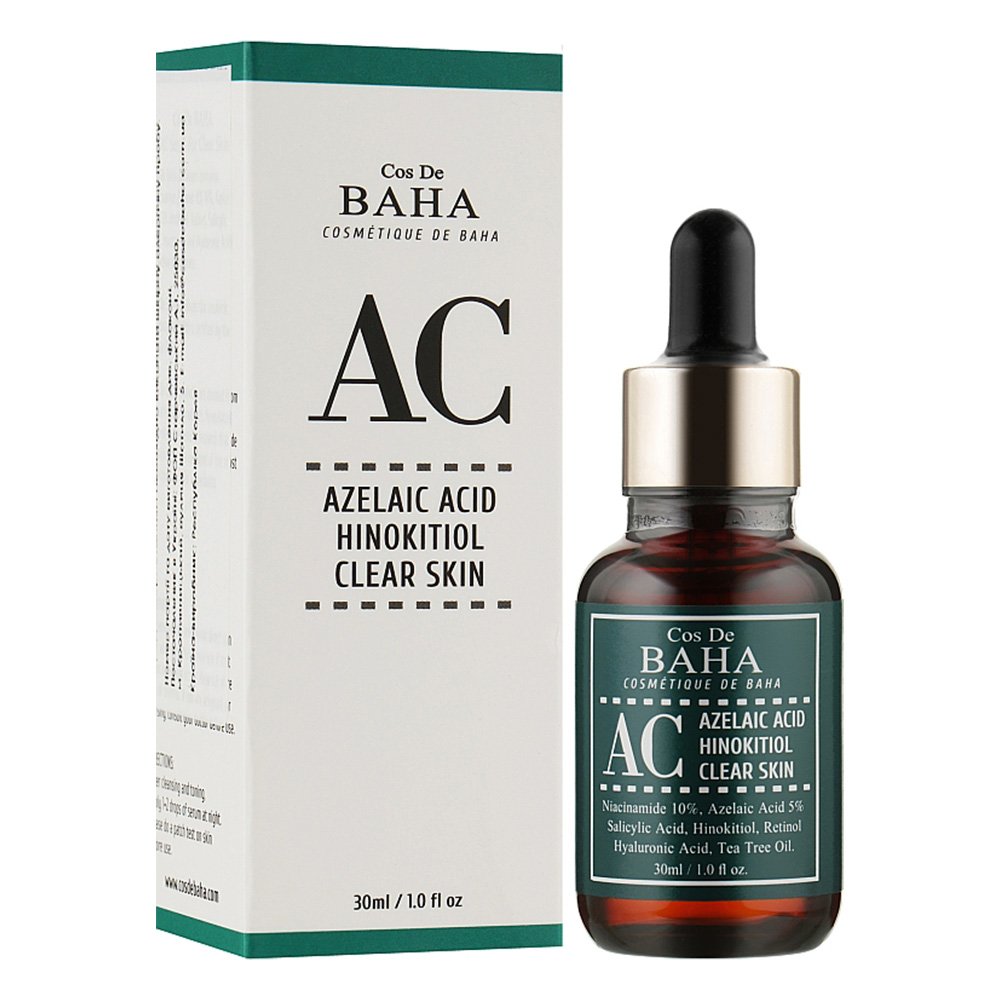 سرم ضد جوش همه کاره آزلائیک اسید کاز دی باها Cos De BAHA Azelaic Acid Hinokitiol Clear Skin Serum 30ml سرم ضد جوش همه کاره آزلائیک اسید کاز دی باها Cos De BAHA Azelaic Acid Hinokitiol Clear Skin Serum 30ml - تصویر 1
