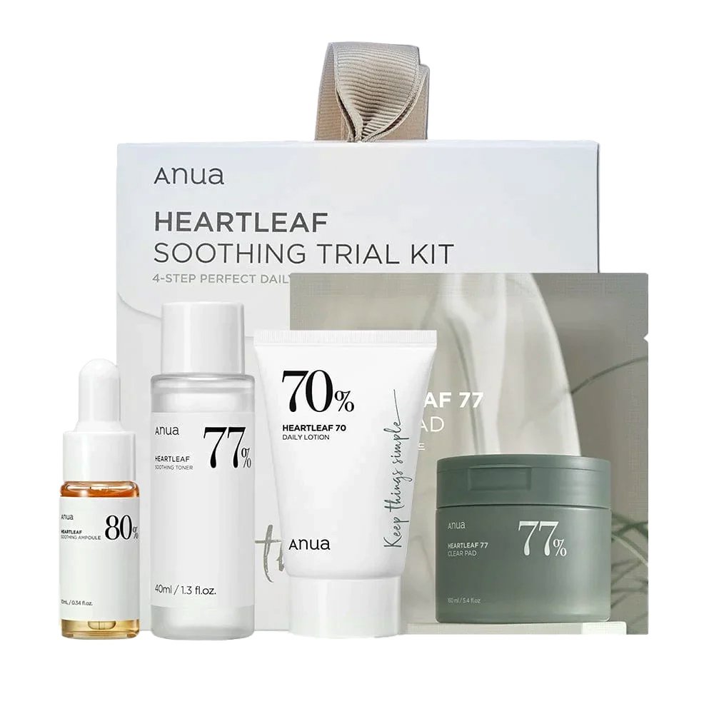 کیت روزانه 4 مرحله ای تسکین دهنده آنوا ANUA Heartleaf Trial Kit کیت روزانه 4 مرحله ای تسکین دهنده آنوا ANUA Heartleaf Trial Kit - تصویر 1