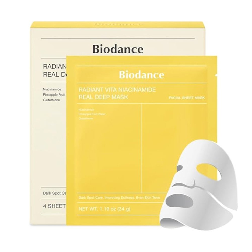 ماسک ویتا نیاسینامید بایودنس ضد لک و روشن کننده پوست Biodance Radiant Vita Niacinamide Real Deep Mask ماسک ویتا نیاسینامید بایودنس ضد لک و روشن کننده پوست Biodance Radiant Vita Niacinamide Real Deep Mask - تصویر 1