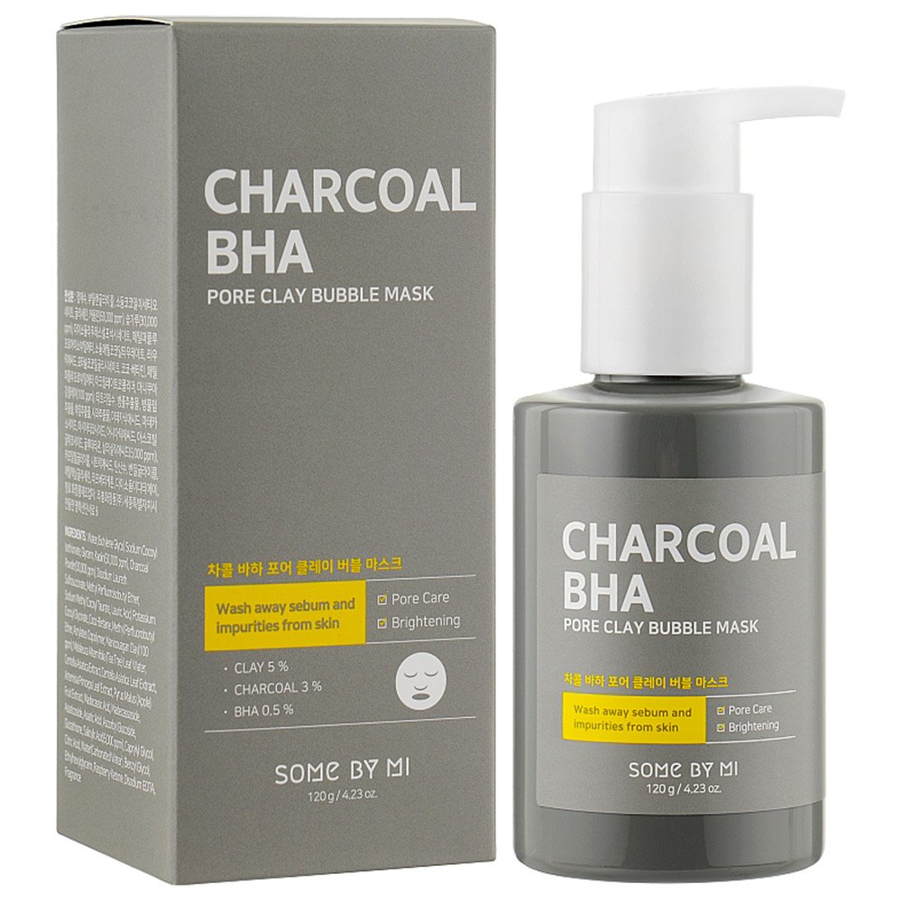 ماسک حبابی زغال سام بای می درمان منافذ و پاکسازی پوست Some By Mi Charcoal BHA Pore Clay Bubble Mask 120g ماسک حبابی زغال سام بای می درمان منافذ و پاکسازی پوست Some By Mi Charcoal BHA Pore Clay Bubble Mask 120g - تصویر 1
