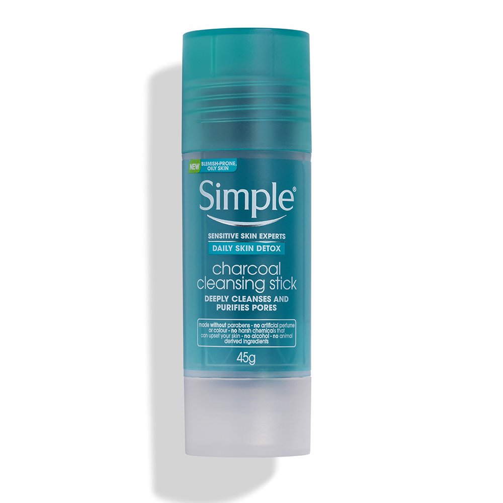 استیک پاکسازی پوست حاوی زغال چوب بامبو سیمپل Simple Daily Skin Detox Charcoal Cleansing Stick 45g استیک پاکسازی پوست حاوی زغال چوب بامبو سیمپل Simple Daily Skin Detox Charcoal Cleansing Stick 45g - تصویر 1