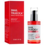سرم حلزون سیاه ترمیم کننده و تسکین دهنده پوست سام بای می اسنیل تروسیکا Some By Mi Snail Truecica Miracle Repair Serum