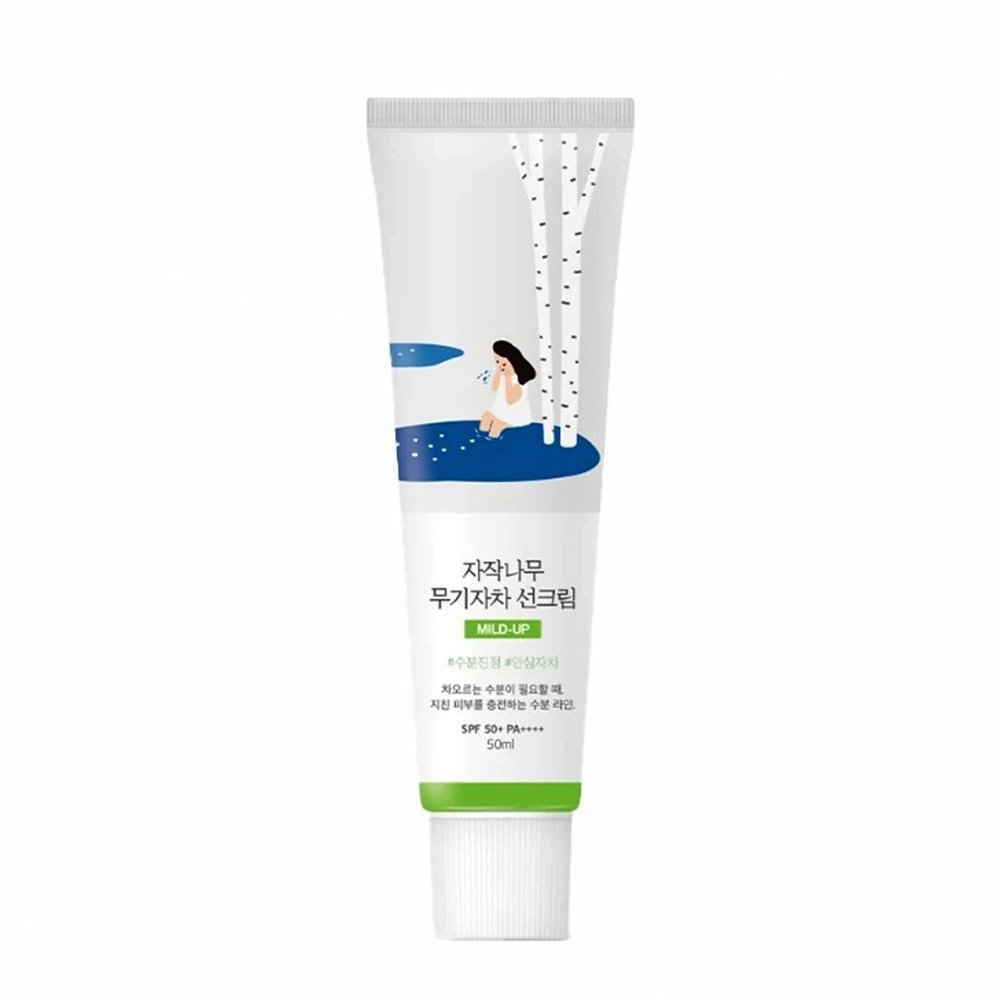 ضد آفتاب فیزیکی مرطوب کننده و تسکین دهنده راندلب ROUND LAB Birch Juice Moisturizing Mild-Up Sunscreen 50ml ضد آفتاب فیزیکی مرطوب کننده و تسکین دهنده راندلب ROUND LAB Birch Juice Moisturizing Mild-Up Sunscreen 50ml - تصویر 1