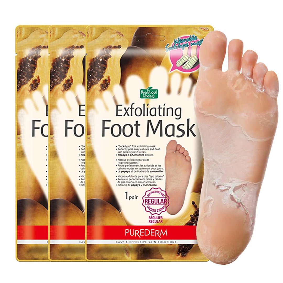 ماسک پا لایه بردار پیوردرم مدل پاپایا Purederm Exfoliating Foot Mask ماسک پا لایه بردار پیوردرم مدل پاپایا Purederm Exfoliating Foot Mask - تصویر 1