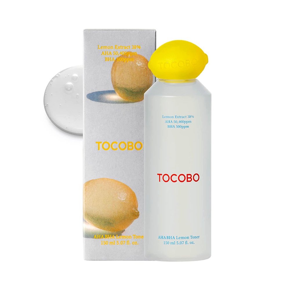 تونر AHA و BHA لیمو توکوبو Tocobo AHA BHA Lemon Toner 150ml تونر AHA و BHA لیمو توکوبو Tocobo AHA BHA Lemon Toner 150ml - تصویر 1