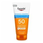 لوسیون ضدآفتاب و آبرسان اوسرین Eucerin Advanced Hydration Hyaluronic Acid Humectants SPF50 AOX Shield Sunscreen Lotion 150ml