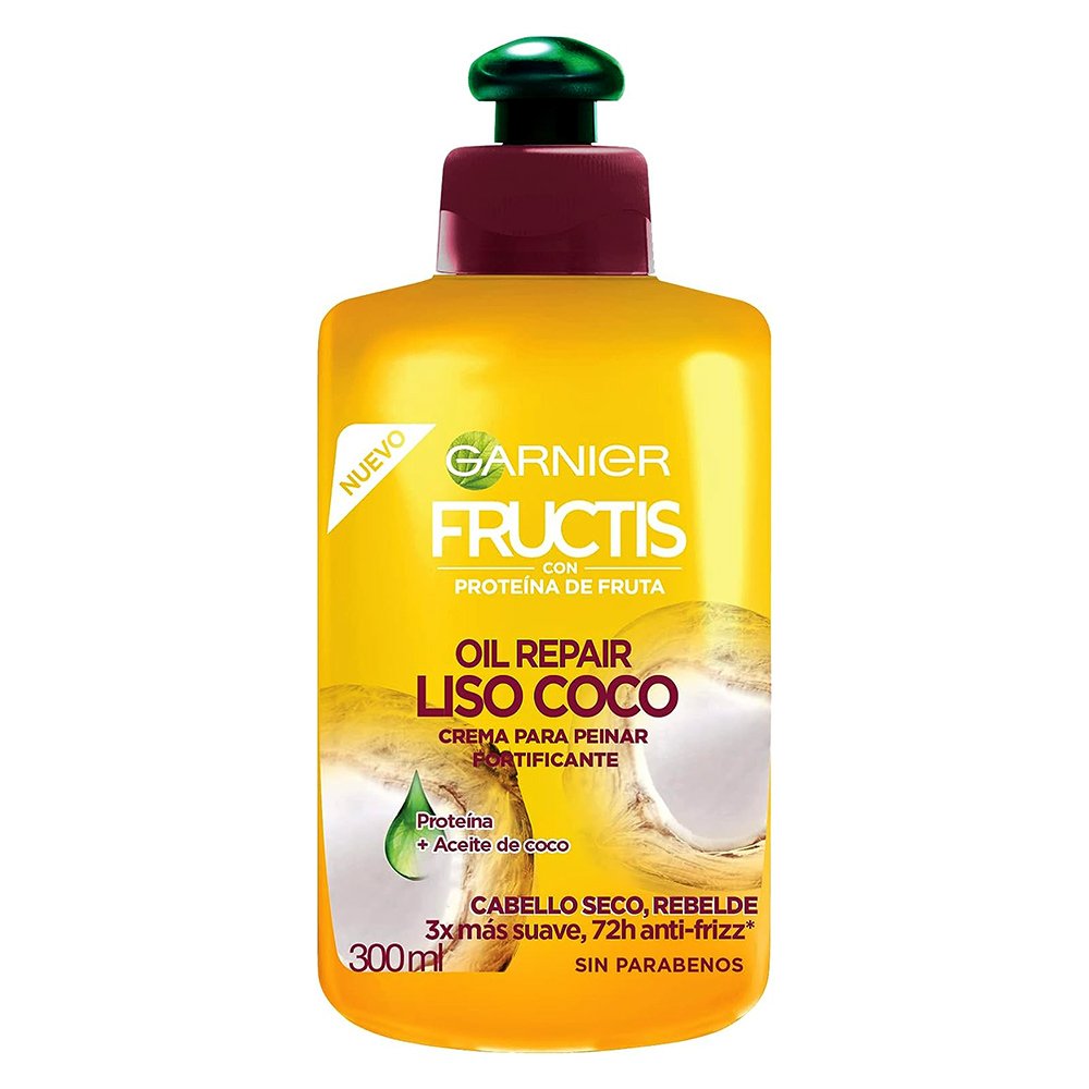 کرم مو صاف کننده ترمیم کننده و ضد وز گارنیر گارنیه Garnier Fructis Liso Coco 300ml کرم مو صاف کننده ترمیم کننده و ضد وز گارنیر گارنیه Garnier Fructis Liso Coco 300ml - تصویر 1