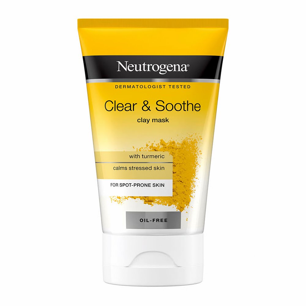 ماسک صورت خاک رس و زردچوبه پاک کننده و تسکین دهنده نیتروژنا نوتروژینا Neutrogena Clear & Soothe Clay Mask 50ml ماسک صورت خاک رس و زردچوبه پاک کننده و تسکین دهنده نیتروژنا نوتروژینا Neutrogena Clear & Soothe Clay Mask 50ml - تصویر 1