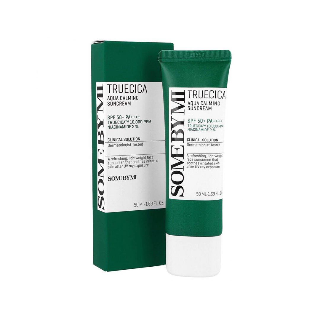 کرم ضد آفتاب تسکین دهنده و آبرسان تروسیکا سام بای می Some By Mi Truecica Aqua Calming Suncream 50ml کرم ضد آفتاب تسکین دهنده و آبرسان تروسیکا سام بای می Some By Mi Truecica Aqua Calming Suncream 50ml - تصویر 1