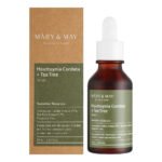 سرم تسکین دهنده هوتوینیا کورداتا و تی تری مری اند می Mary & May Houttuynia Cordata + Tea Tree Serum