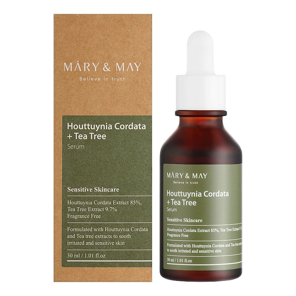 سرم تسکین دهنده هوتوینیا کورداتا و تی تری مری اند می Mary & May Houttuynia Cordata + Tea Tree Serum سرم تسکین دهنده هوتوینیا کورداتا و تی تری مری اند می Mary & May Houttuynia Cordata + Tea Tree Serum - تصویر 1