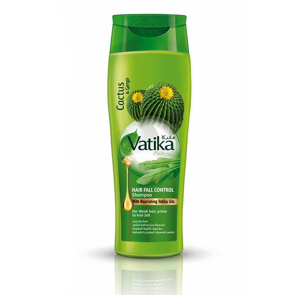 شامپو تقویت کننده کنترل ریزش موی کاکتوس واتیکا Vatika Cactus Gergir Hair Fall Control Shampoo 400ml شامپو تقویت کننده کنترل ریزش موی کاکتوس واتیکا Vatika Cactus Gergir Hair Fall Control Shampoo 400ml - تصویر 1