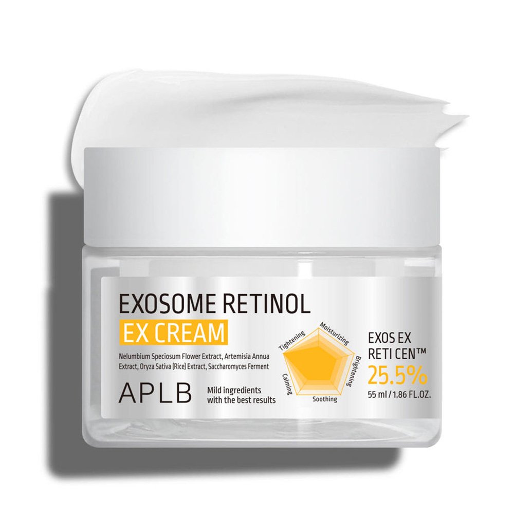کرم رتینول اگزوزوم APLB ضد چروک، جوانساز و تسکین دهنده قوی پوست APLB Exosome Retinol EX Cream کرم رتینول اگزوزوم APLB ضد چروک، جوانساز و تسکین دهنده قوی پوست APLB Exosome Retinol EX Cream - تصویر 1