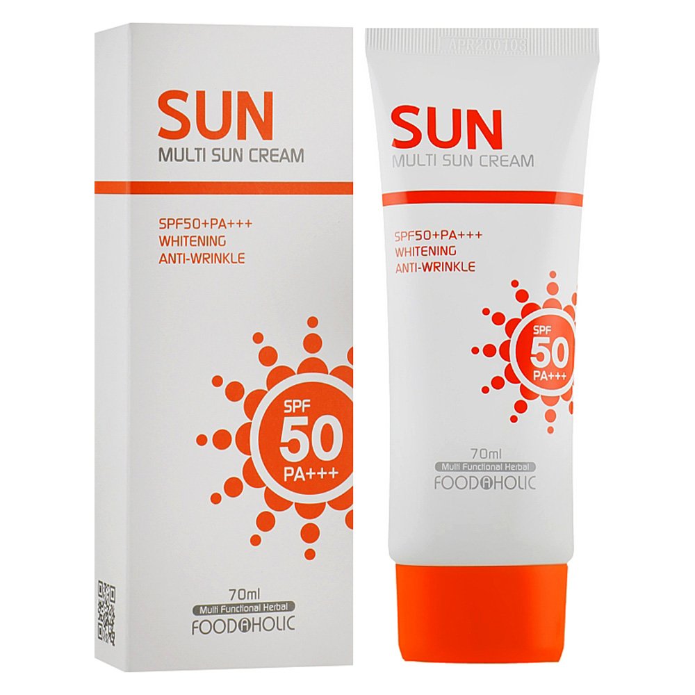 ضد آفتاب چند کاره ضد چروک و روشن کننده مولتی سان کریم فوداهولیک Foodaholic Multi Sun Cream SPF50+PA+++ 70ml ضد آفتاب چند کاره ضد چروک و روشن کننده مولتی سان کریم فوداهولیک Foodaholic Multi Sun Cream SPF50+PA+++ 70ml - تصویر 1