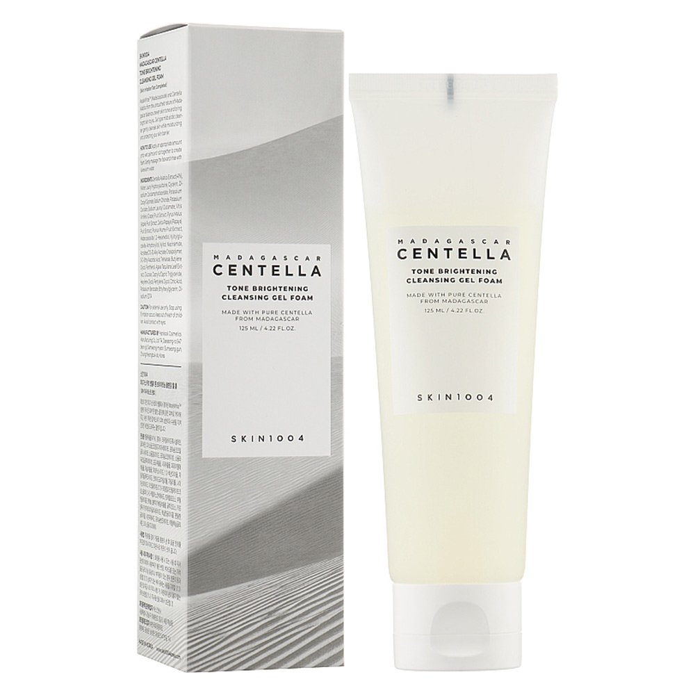 ژل شستشوی روشن کننده و تسکین دهنده کپسولی اسکین 1004 SKIN1004 Madagascar Centella Tone Brightening Cleansing Gel Foam ژل شستشوی روشن کننده و تسکین دهنده کپسولی اسکین 1004 SKIN1004 Madagascar Centella Tone Brightening Cleansing Gel Foam - تصویر 1