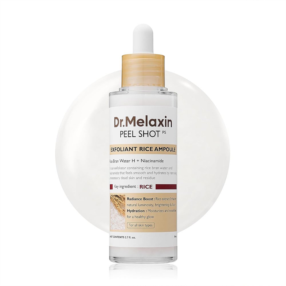 آمپول پیل شات برنج دکتر ملاکسین لایه بردار و روشن کننده پوست Dr.Melaxin Peel Shot Glow White Rice Peeling Ampoule آمپول پیل شات برنج دکتر ملاکسین لایه بردار و روشن کننده پوست Dr.Melaxin Peel Shot Glow White Rice Peeling Ampoule - تصویر 1