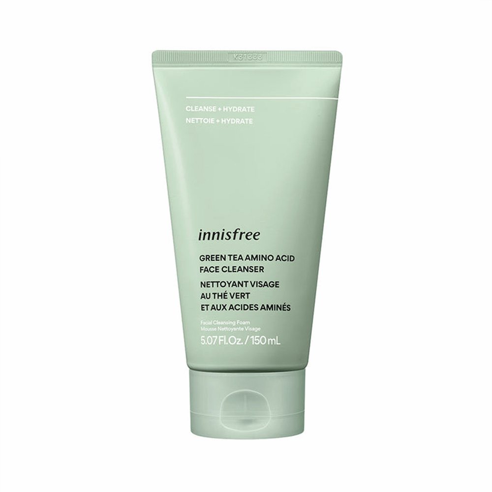 فوم شستشوی آبرسان چای سبز و آمینو اسید اینیسفری innisfree Green Tea Hyaluronic Acid Face Cleanser 150ml فوم شستشوی آبرسان چای سبز و آمینو اسید اینیسفری innisfree Green Tea Hyaluronic Acid Face Cleanser 150ml - تصویر 1