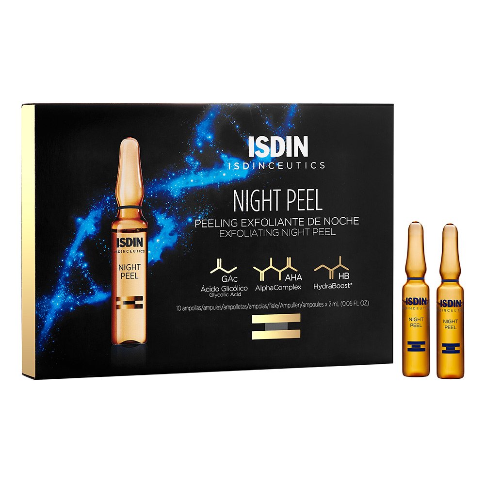 سرم-آمپول لایه بردار گلیکولیک اسید شب ایزدین Isdinceutics Night Peel 10 ampoules Exfoliating night serum with glycolic acid سرم-آمپول لایه بردار گلیکولیک اسید شب ایزدین Isdinceutics Night Peel 10 ampoules Exfoliating night serum with glycolic acid - تصویر 1