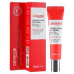 سرم ضد چروک و روشن کننده دور چشم رولی سرامید فارم استی Farm Stay Ceramide Wrinkle Care Relaxing Rolling Eye Serum 25ml