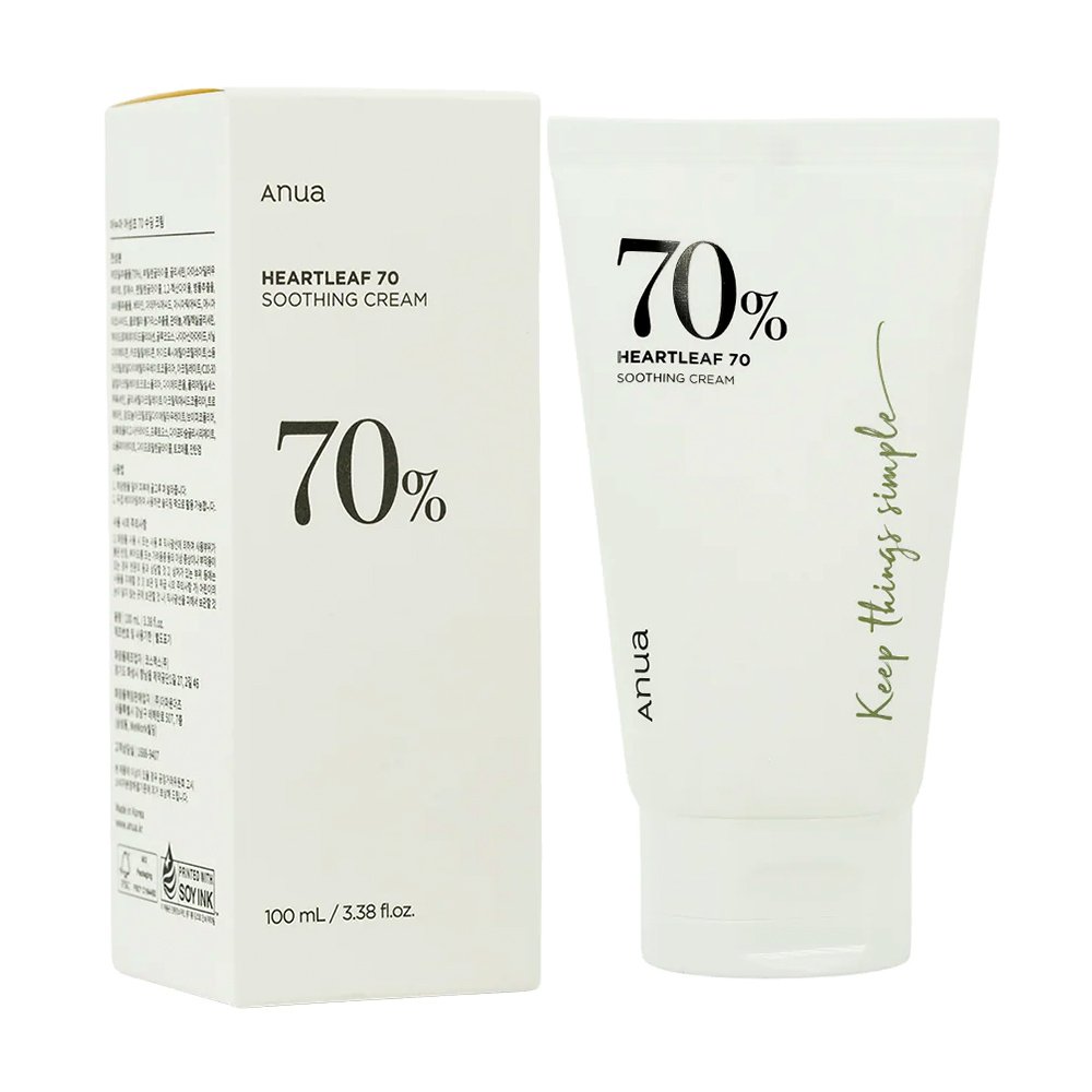 کرم تقویت کننده و تسکین دهنده آنوا Anua Heartleaf 70% Soothing Cream 100ml کرم تقویت کننده و تسکین دهنده آنوا Anua Heartleaf 70% Soothing Cream 100ml - تصویر 1