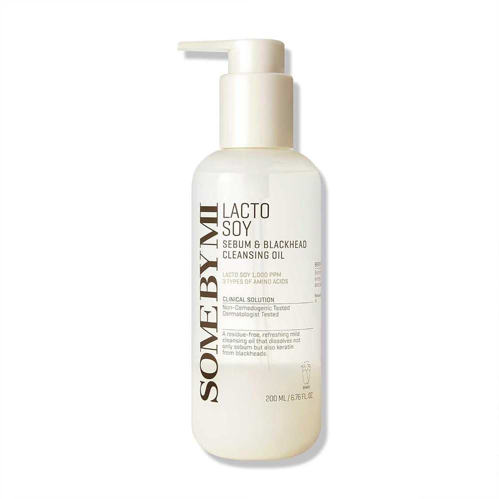 شوینده روغنی ضد جوش سرسیاه لاکتو سویا سام بای می Some By Mi Lacto soy Sebum & Blackhead Cleansing Oil شوینده روغنی ضد جوش سرسیاه لاکتو سویا سام بای می Some By Mi Lacto soy Sebum & Blackhead Cleansing Oil - تصویر 1