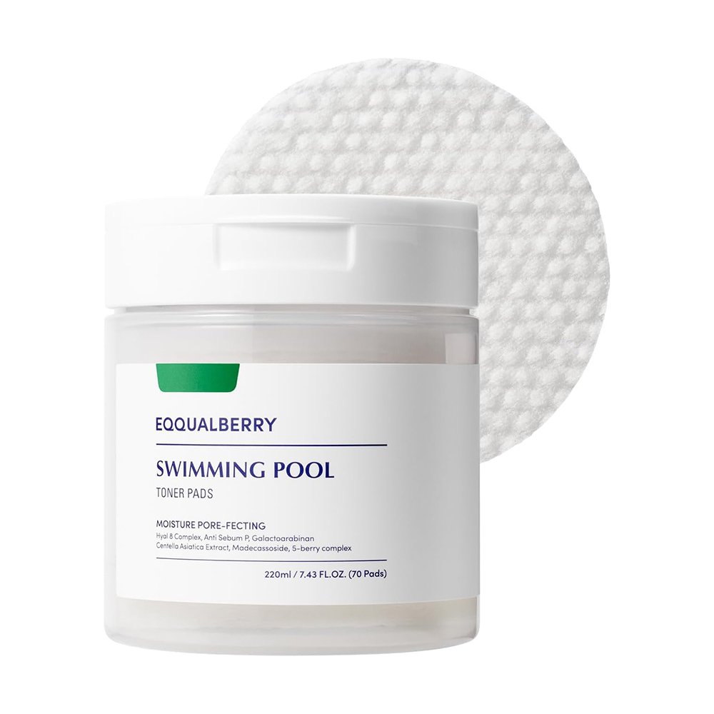 پد تونر آبرسان و تسکین دهنده اکوال بری EQQUALBERRY Swimming Pool Toner Pads پد تونر آبرسان و تسکین دهنده اکوال بری EQQUALBERRY Swimming Pool Toner Pads - تصویر 1