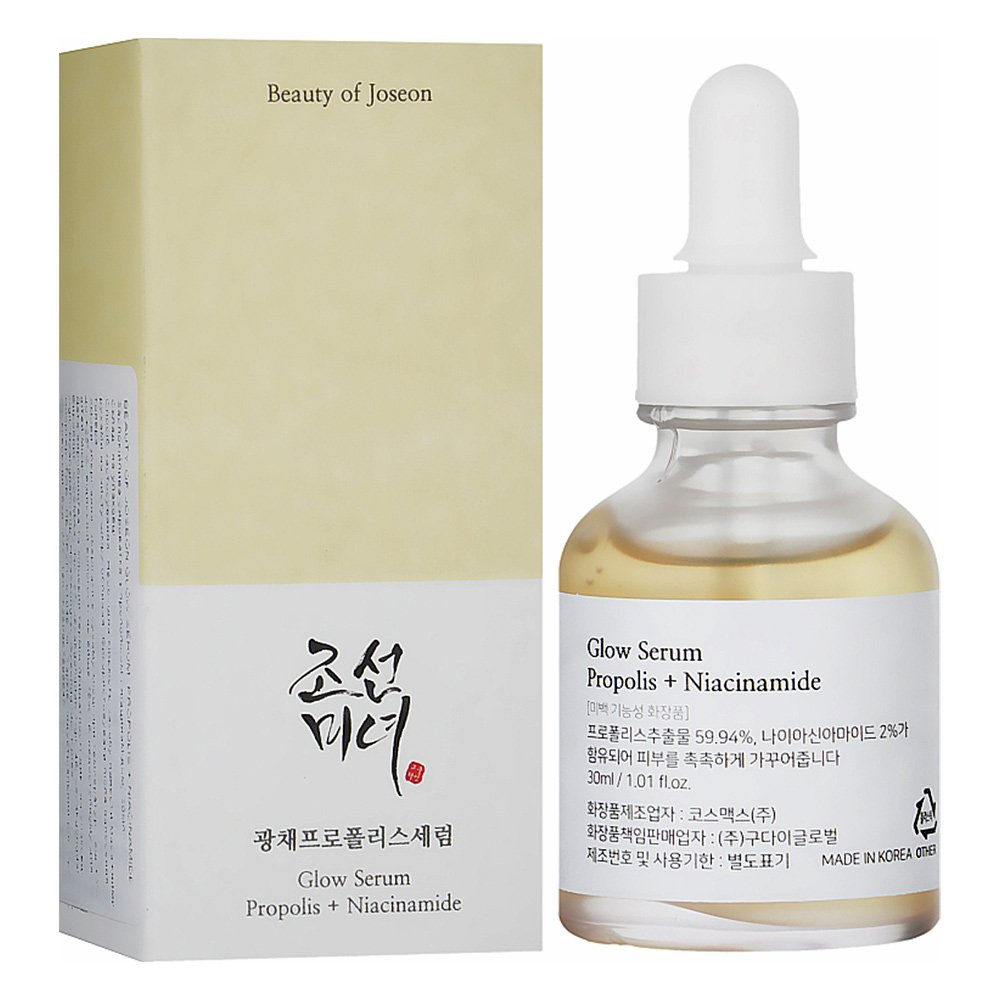 سرم شفاف و براق کننده نیاسینامید و پروپولیس بیوتی اف جوسان BEAUTY OF JOSEON GLOW SERUM PROPOLIS + NIACINAMIDE 30ml سرم شفاف و براق کننده نیاسینامید و پروپولیس بیوتی اف جوسان BEAUTY OF JOSEON GLOW SERUM PROPOLIS + NIACINAMIDE 30ml - تصویر 1