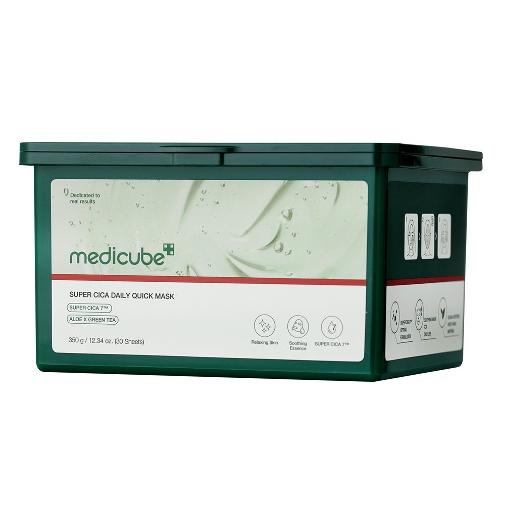 پک ماسک روزانه تسکین دهنده سوپر سیکا مدی کیوب Medicube Super Cica Daily Quick Mask پک ماسک روزانه تسکین دهنده سوپر سیکا مدی کیوب Medicube Super Cica Daily Quick Mask - تصویر 1