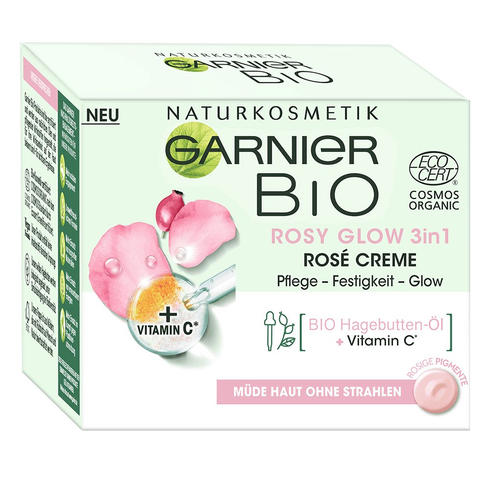 کرم ضد پیری مدل بایو ارگانیک رز گلو 3 در 1 گارنیر گارنیه Bio Organic Rosy Glow 3in1 Youth Cream Garnier 50ml کرم ضد پیری مدل بایو ارگانیک رز گلو 3 در 1 گارنیر گارنیه Bio Organic Rosy Glow 3in1 Youth Cream Garnier 50ml - تصویر 1