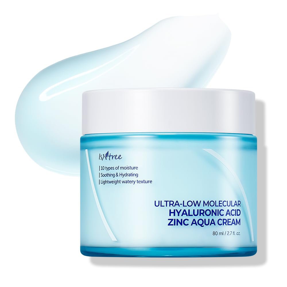 آکوا کرم آبرسان ریز مولکولی هیالورونیک اسید ایزنتری ISNTREE ULTRA-LOW MOLECULAR HYALURONIC ACID ZINC AQUA CREAM آکوا کرم آبرسان ریز مولکولی هیالورونیک اسید ایزنتری ISNTREE ULTRA-LOW MOLECULAR HYALURONIC ACID ZINC AQUA CREAM - تصویر 1