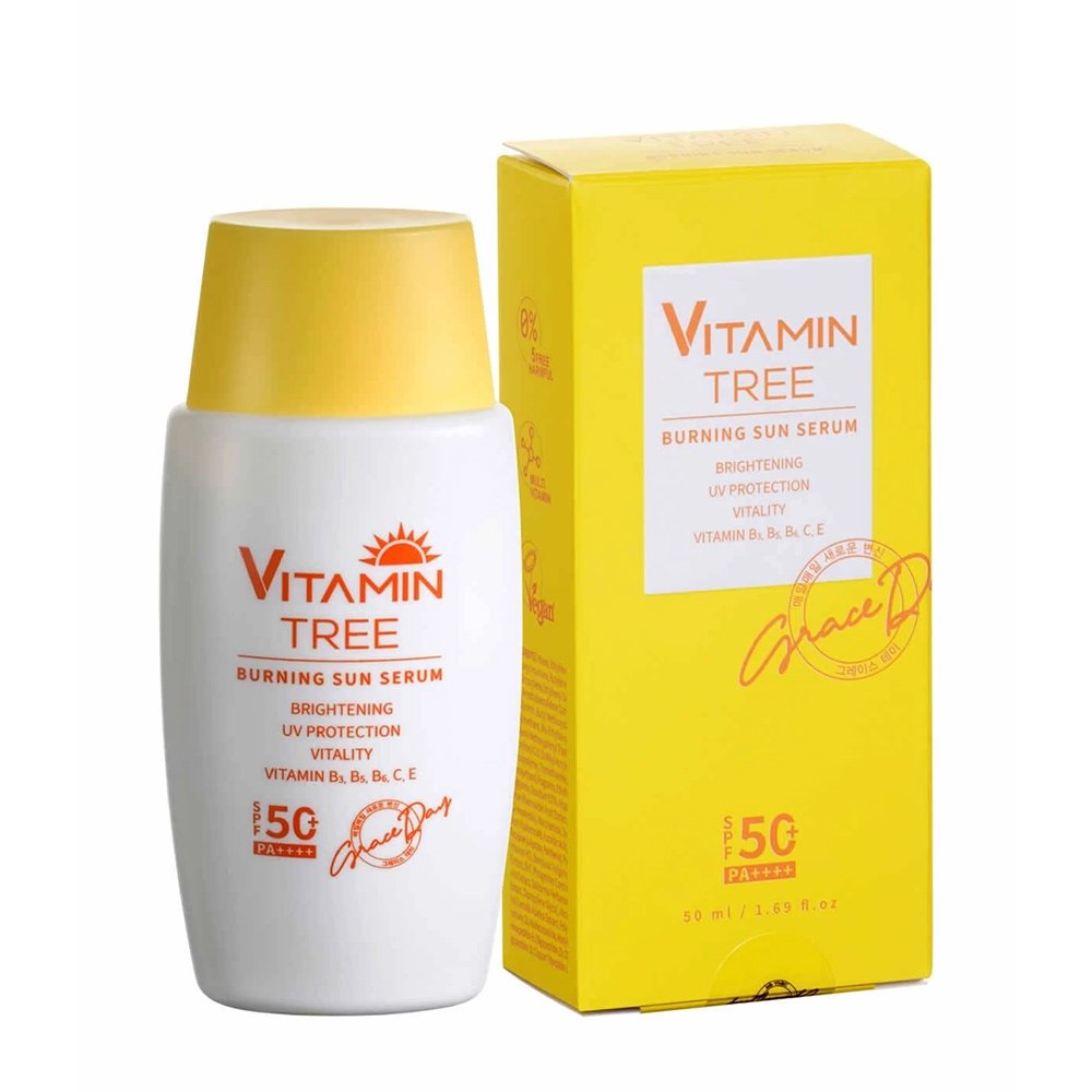 ضد آفتاب سرمی ویتامینه گریس دی Grace Day Vitamin Tree Burning Sun Serum 50ml ضد آفتاب سرمی ویتامینه گریس دی Grace Day Vitamin Tree Burning Sun Serum 50ml - تصویر 1