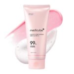 شوینده PDRN نیاسینامید مدی کیوب MEDICUBE PDRN Pink Niacinamide Whip Cleanser