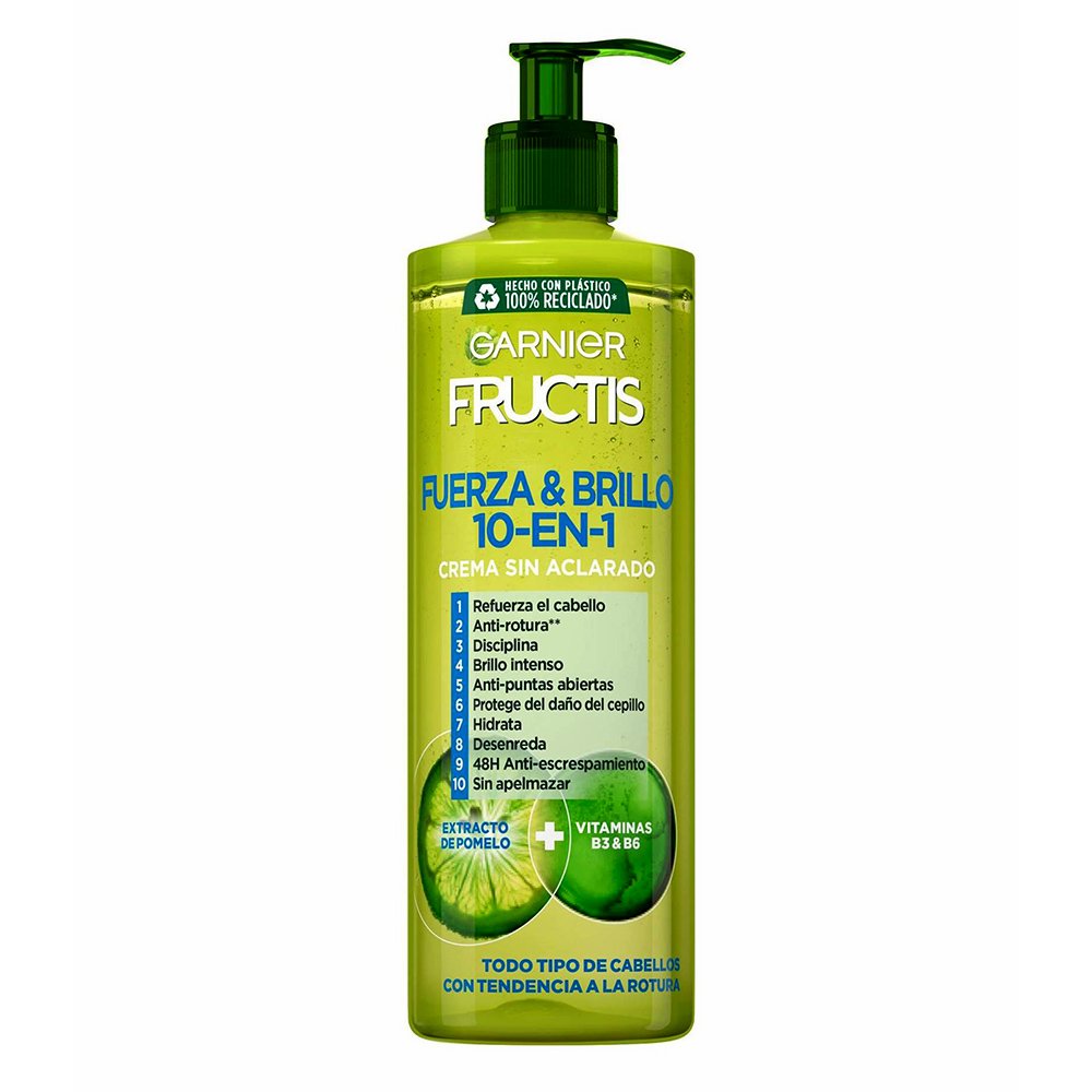 کرم موی استحکام بخش و درخشان کننده فروکتیس 10 کاره گارنیر گارنیه Garnier Fructis Forti and Brillanti 10 in 1 400ml کرم موی استحکام بخش و درخشان کننده فروکتیس 10 کاره گارنیر گارنیه Garnier Fructis Forti and Brillanti 10 in 1 400ml - تصویر 1