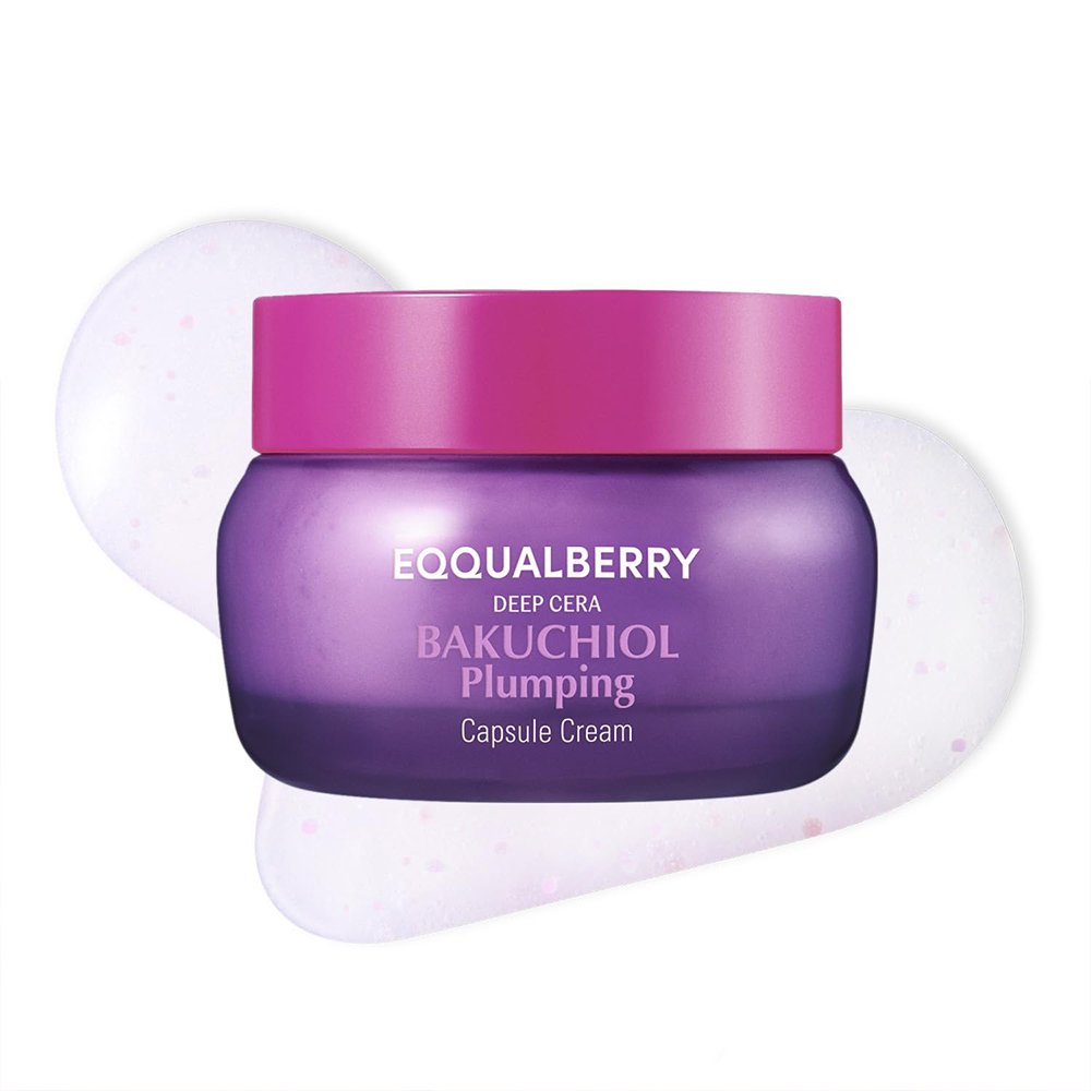 کرم کپسولی باکوچیول پلامپینگ اکوال بری ضد چروک و جوانساز پوست EQQUALBERRY Bakuchiol Plumping Capsule Cream کرم کپسولی باکوچیول پلامپینگ اکوال بری ضد چروک و جوانساز پوست EQQUALBERRY Bakuchiol Plumping Capsule Cream - تصویر 1