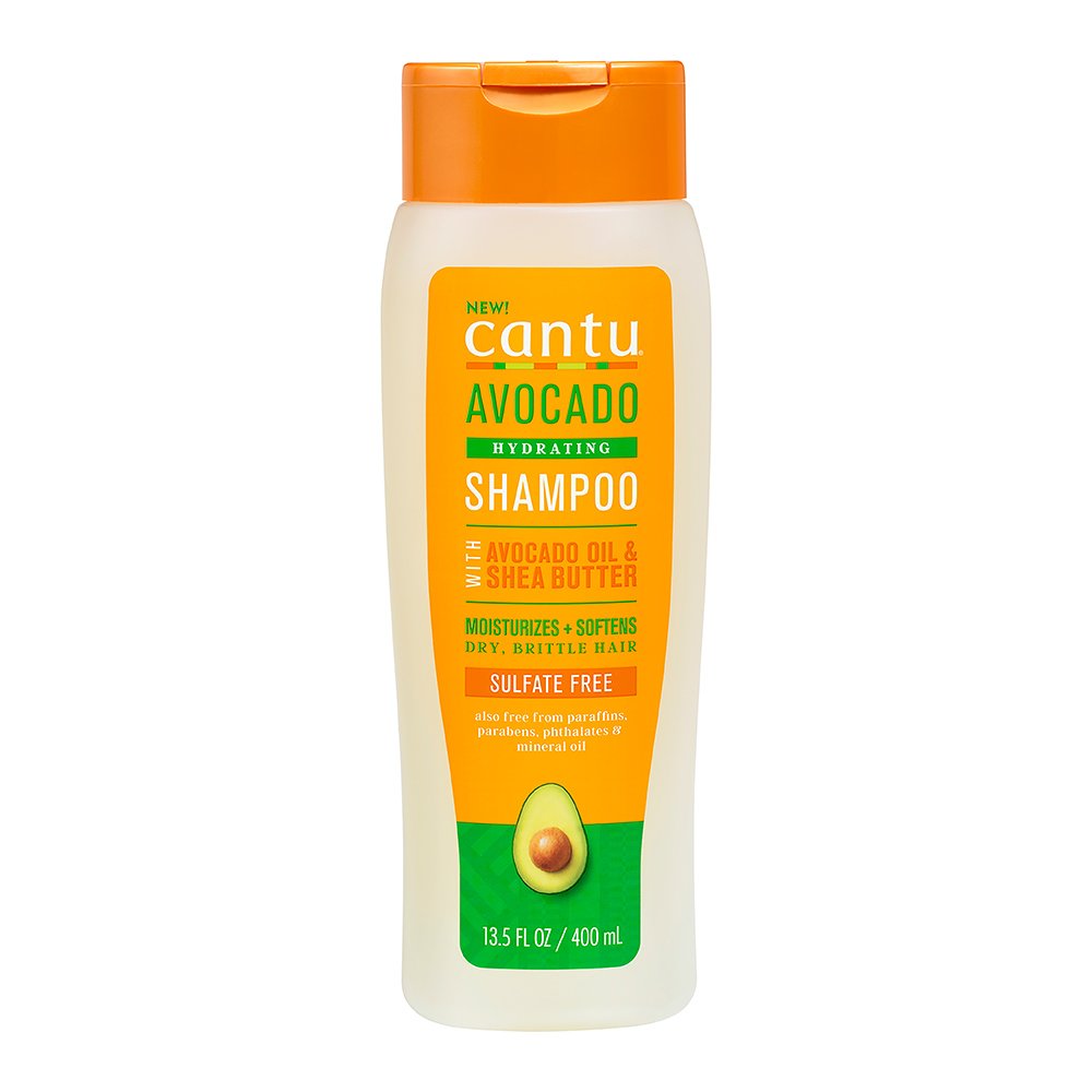 شامپو آبرسان موهای فر و مجعد شی باتر آووکادو کانتو Cantu Avocado Hydrating Shampoo 400ml شامپو آبرسان موهای فر و مجعد شی باتر آووکادو کانتو Cantu Avocado Hydrating Shampoo 400ml - تصویر 1