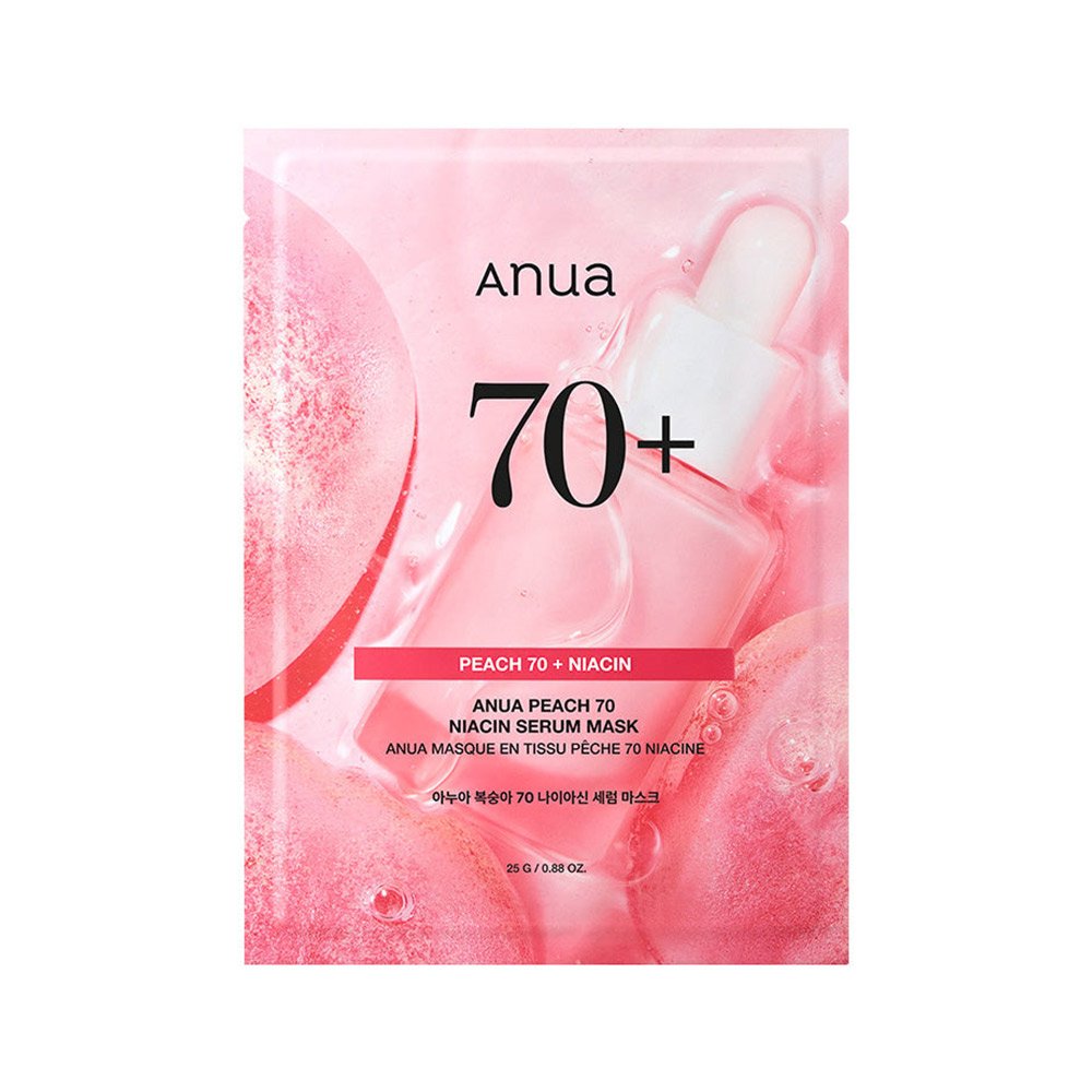 ماسک ورقه ای سرم هلو نیاسینامید آنوا روشن کننده و آبرسان پوست Anua Peach 70% Niacin Serum Mask ماسک ورقه ای سرم هلو نیاسینامید آنوا روشن کننده و آبرسان پوست Anua Peach 70% Niacin Serum Mask - تصویر 1