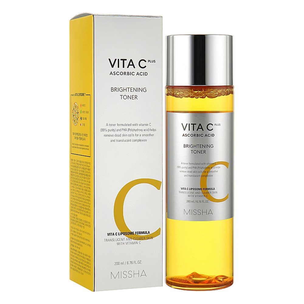تونر ضد لک و روشن کننده ویتا سی پلاس میشا Missha Vita C Plus Brightening Toner 200ml تونر ضد لک و روشن کننده ویتا سی پلاس میشا Missha Vita C Plus Brightening Toner 200ml - تصویر 1