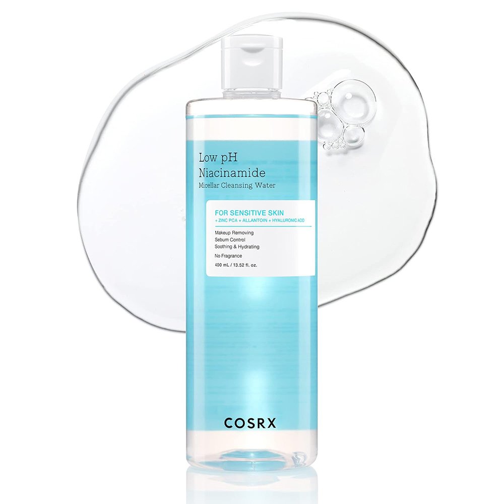 میسلار واتر آبرسان و تسکین دهنده نیاسینامید کوزارکس Cosrx Low pH Niacinamide Micellar Cleansing Water میسلار واتر آبرسان و تسکین دهنده نیاسینامید کوزارکس Cosrx Low pH Niacinamide Micellar Cleansing Water - تصویر 1
