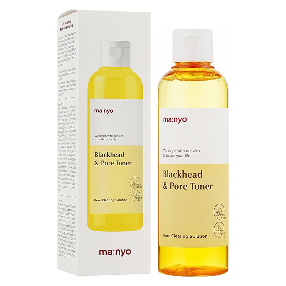 تونر ضد جوش سر سیاه و کنترل منافذ منیو فکتوری Manyo Factory Blackhead & Pore Toner تونر ضد جوش سر سیاه و کنترل منافذ منیو فکتوری Manyo Factory Blackhead & Pore Toner - تصویر 1