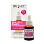 سرم پیلینگ لایه بردار و روشن کننده بالانس Balance Active Formula Resurface & Brighten AHA 10% + BHA 2% 30ml