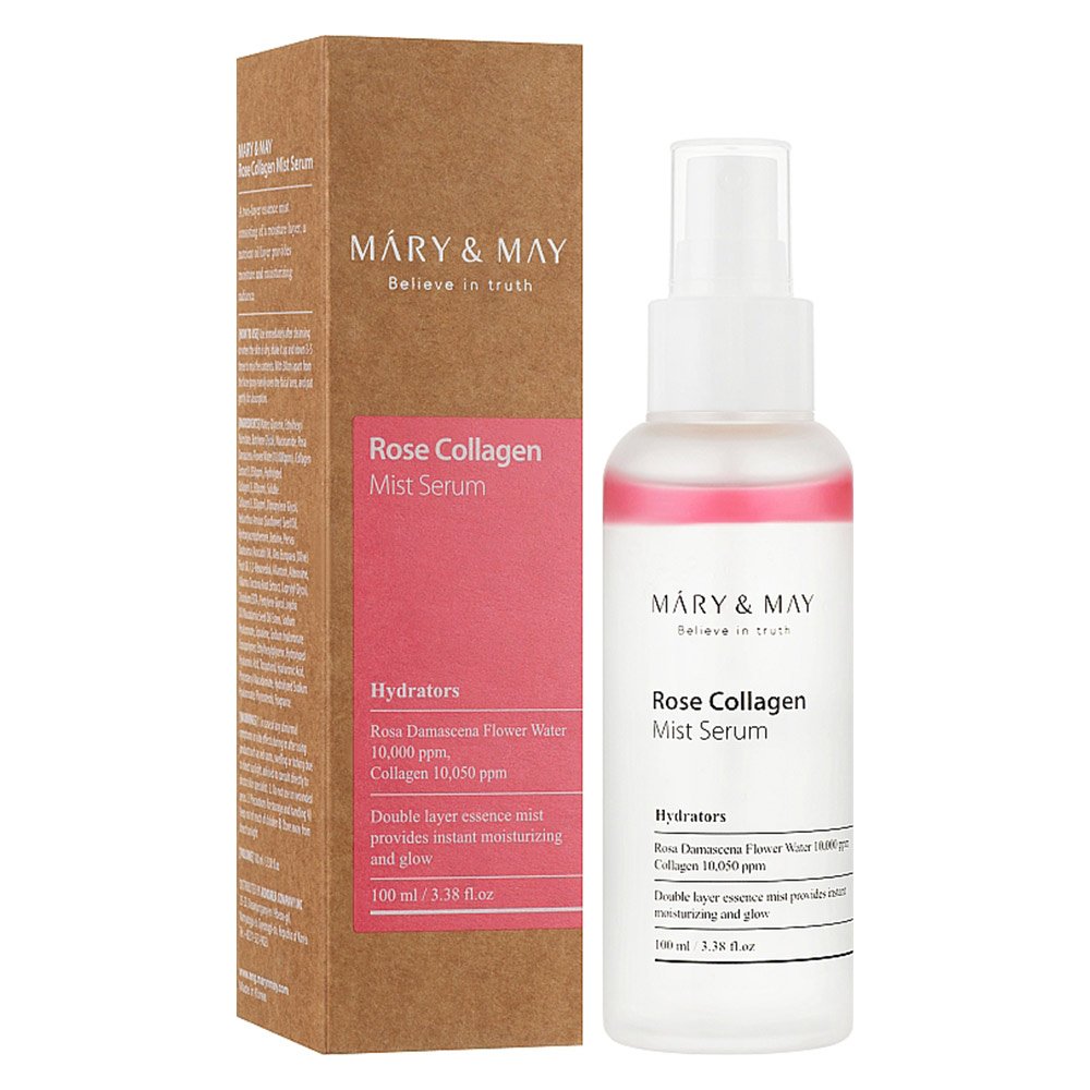 میست آبرسان و جوانساز کلاژن رز مری اند می MARY & MAY Rose Collagen Mist Serum میست آبرسان و جوانساز کلاژن رز مری اند می MARY & MAY Rose Collagen Mist Serum - تصویر 1