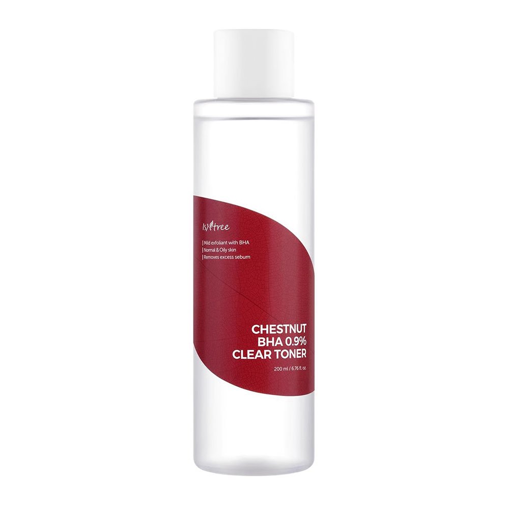 تونر لایه بردار ملایم شاه بلوط ایزنتری ISNTREE Chestnut BHA 0.9% Clear Toner 200ml تونر لایه بردار ملایم شاه بلوط ایزنتری ISNTREE Chestnut BHA 0.9% Clear Toner 200ml - تصویر 1