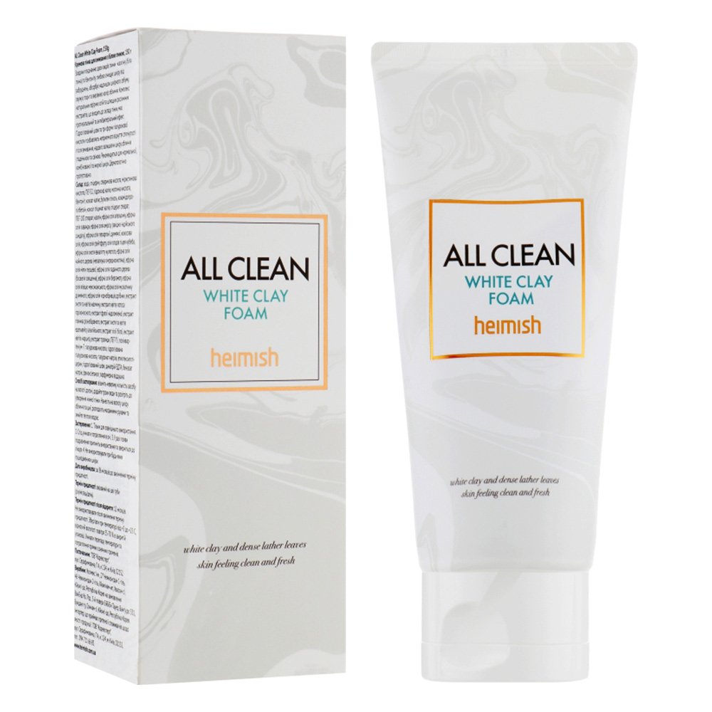 فوم شستشوی صورت خاک رس سفید هیمیش Heimish All Clean White Clay Foam فوم شستشوی صورت خاک رس سفید هیمیش Heimish All Clean White Clay Foam - تصویر 1